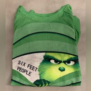 Grinch long sleeve top size large ugly sweater holiday